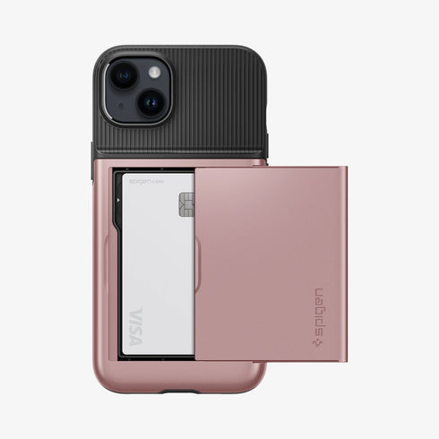 ACS04835 - iPhone 14 Pro Max Case Slim Armor CS in black showing the back